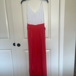 Hunter and Brown white and red Jumper size S